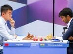 D Gukesh and Ding Liren at the Tata Steel Chess Tournament D Gukesh and Ding Liren at the Tata Steel Chess Tournament