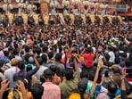 The iconic Thrissur Pooram 