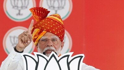 Prime Minister Narendra Modi addresses a public meeting. (BJP) Prime Minister Narendra Modi addresses a public meeting. (BJP)