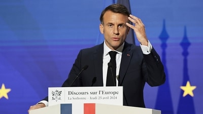 French President Emmanuel Macron (AP) French President Emmanuel Macron (AP)