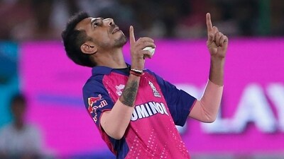 Rajasthan Royals' Yuzvendra Chahal celebrates the dismissal of Mumbai Indians' Mohammad Nabi during the Indian Premier League cricket match between Mumbai Indians and Rajasthan Royals (AP) Rajasthan Royals' Yuzvendra Chahal celebrates the dismissal of Mumbai Indians' Mohammad Nabi during the Indian Premier League cricket match between Mumbai Indians and Rajasthan Royals (AP)