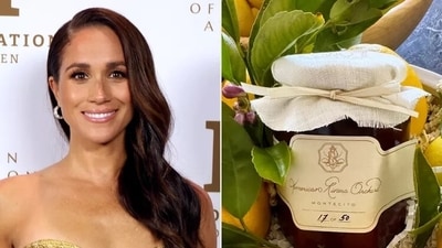 Taking to Instagram, the Kardashians star shared a picture of the sweet gift from Meghan. (KEVIN MAZUR/GETTY IMAGES; TRACY ROBBINS/INSTAGRAM) Taking to Instagram, the Kardashians star shared a picture of the sweet gift from Meghan. (KEVIN MAZUR/GETTY IMAGES; TRACY ROBBINS/INSTAGRAM)