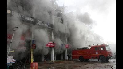 Mohali fire department received a total of 342 fire calls between April 1, 2023, and March 31, 2024. (HT File Photo) Mohali fire department received a total of 342 fire calls between April 1, 2023, and March 31, 2024. (HT File Photo)