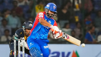 Rishabh Pant plays a shot during an Indian Premier League (IPL) 2024 T20 cricket match between Delhi Capitals and Gujarat Titans, at the Arun Jaitley Stadium (PTI) Rishabh Pant plays a shot during an Indian Premier League (IPL) 2024 T20 cricket match between Delhi Capitals and Gujarat Titans, at the Arun Jaitley Stadium (PTI)