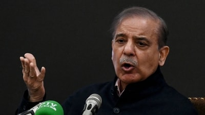 Pakistan' Prime Minister and leader of the Pakistan Muslim League-Nawaz (PML-N) party Shehbaz Sharif. (AFP / File) Pakistan' Prime Minister and leader of the Pakistan Muslim League-Nawaz (PML-N) party Shehbaz Sharif. (AFP / File)
