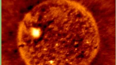 Radio image of the Sun obtained using MeerKAT using only 15 minutes of observations. (NCRA) Radio image of the Sun obtained using MeerKAT using only 15 minutes of observations. (NCRA)