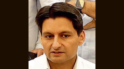Rajya Sabha MP Deepender Singh Hooda was fielded from Rohtak. Deepender, son of former chief minister Bhupinder Singh Hooda, has represented the Rohtak parliamentary constituency three times in the past. (HT File)