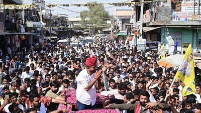 Ravindra Singh Bhati, Independent Lok Sabha candidate from Barmer. (Photo from X) Ravindra Singh Bhati, Independent Lok Sabha candidate from Barmer. (Photo from X)