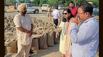 The DC directed officials concerned to speed up the lifting operations at all mandis. (HT File Photo)