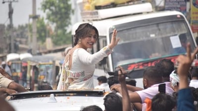 Congress is contesting the Bhagalpur seat after a gap of several years&nbsp;and&nbsp;Rahul Gandhi on Saturday addressed an election rally in support of Sharma in Bhagalpur. (Instagram/@nehasharmaofficial)