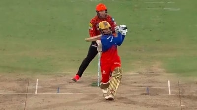 Rajat Patidar in action on Thursday. Rajat Patidar in action on Thursday.