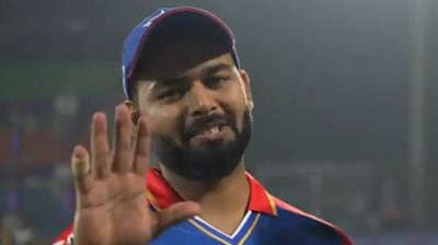 Rishabh Pant's message to cameraman after DC's win over GT (IPL) Rishabh Pant's message to cameraman after DC's win over GT (IPL)