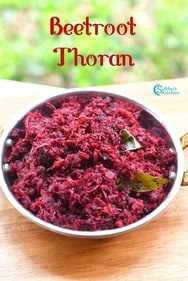Beetroot Poriyal recipe (Pinterest)