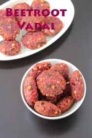 Beetroot Vada recipe (Pinterest)