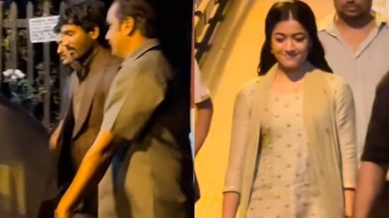 A video of Dhanush and Rashmika Mandanna shooting for Kubera has been shared online. (Instagram)