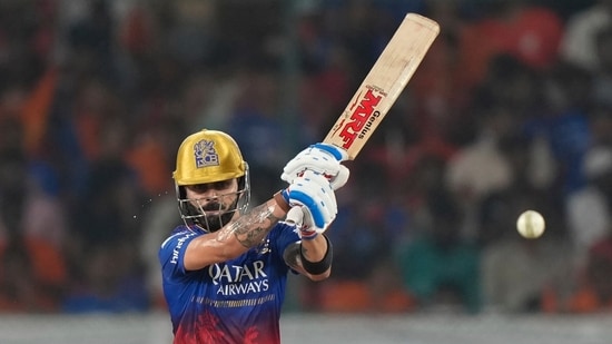 Royal Challengers Bengaluru's Virat Kohli plays a shot during the Indian Premier League cricket match (AP)