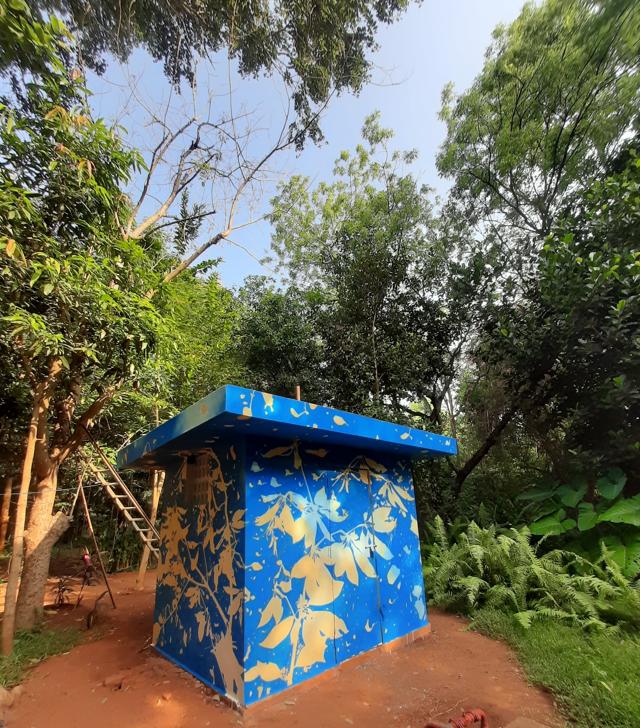 The pump house; a functional building that became a piece of theatre. (Charumathi Supraja) The pump house; a functional building that became a piece of theatre. (Charumathi Supraja)