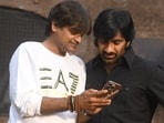 Harish Shankar filming Mr Bachchan: Naam Tho Suna Hoga at Shivgarh Palace; with actor Ravi Teja Harish Shankar filming Mr Bachchan: Naam Tho Suna Hoga at Shivgarh Palace; with actor Ravi Teja