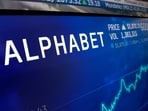 Alphabet Q1 results: The logo for Alphabet appears on a screen at the Nasdaq MarketSite in New York. Alphabet Q1 results: The logo for Alphabet appears on a screen at the Nasdaq MarketSite in New York.