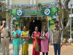 Forest-themed polling booth in Karnataka's Kanakapura grabs eye-balls. Watch Forest-themed polling booth in Karnataka's Kanakapura grabs eye-balls. Watch