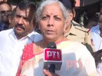 Union Finance Minister Nirmala Sitharaman casts her vote in Bengaluru. Union Finance Minister Nirmala Sitharaman casts her vote in Bengaluru.