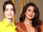 Anne Hathaway with Priyanka Chopra at an event in 2022. (File Photo) Anne Hathaway with Priyanka Chopra at an event in 2022. (File Photo)