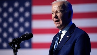 Joe Biden made a surprise appearance on The Howard Stern Show on Friday, April 26 (AP) Joe Biden made a surprise appearance on The Howard Stern Show on Friday, April 26 (AP)