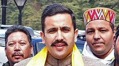 Congress Lok Sabha candidate from Himachal’s Mandi seat Vikramaditya Singh. (ANI) Congress Lok Sabha candidate from Himachal’s Mandi seat Vikramaditya Singh. (ANI)