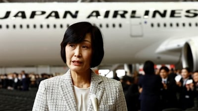 Newly-appointed CEO and President of Japan Airlines Co. Mitsuko Tottori. (REUTERS)