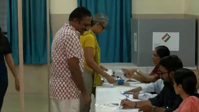"I have voted against the hate and people who are dividing the country. I have voted for a good representative from my constituency," he said. (ANI) "I have voted against the hate and people who are dividing the country. I have voted for a good representative from my constituency," he said. (ANI)