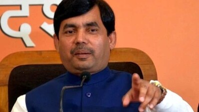 BJP national spokesperson and former Union minister Shahnawaz Hussain (HT Photo)