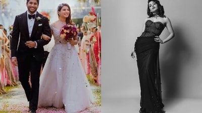 Sustainable queen Samantha Ruth Prabhu showed everyone how it's done by repurposing her wedding gown. (Instagram) Sustainable queen Samantha Ruth Prabhu showed everyone how it's done by repurposing her wedding gown. (Instagram)