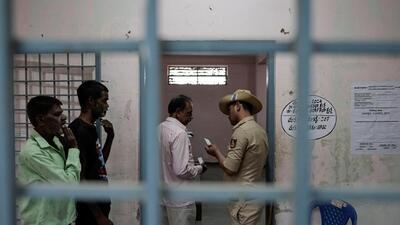 The EVMs were destroyed at a polling station in Hanur taluk of Chamarajanagara Loksabha constituency (REUTERS)