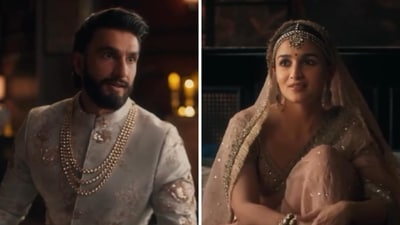 Ranveer Singh and Alia Bhatt in the new ad.
