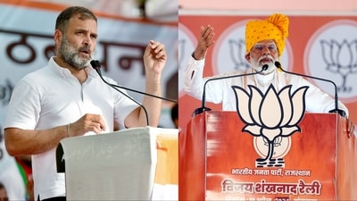 Prime Minister Narendra Modi and Congress leader Rahul Gandhi have been taking potshots at each other during the Lok Sabha election campaign. Prime Minister Narendra Modi and Congress leader Rahul Gandhi have been taking potshots at each other during the Lok Sabha election campaign.