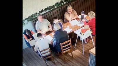 Ann and Bernard McDonagh would often leave their kid behind to 'pay' the bill. (Facebook/Bella Ciao Swansea) Ann and Bernard McDonagh would often leave their kid behind to 'pay' the bill. (Facebook/Bella Ciao Swansea)