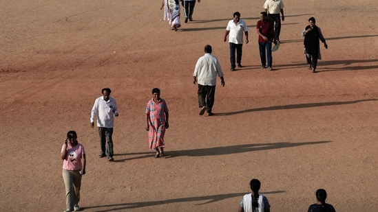 As per IMD data, Bengaluru’s maximum temperature on the voting day will range between 36.4 and 38.4&nbsp;degree&nbsp;Celsius.(REUTERS)