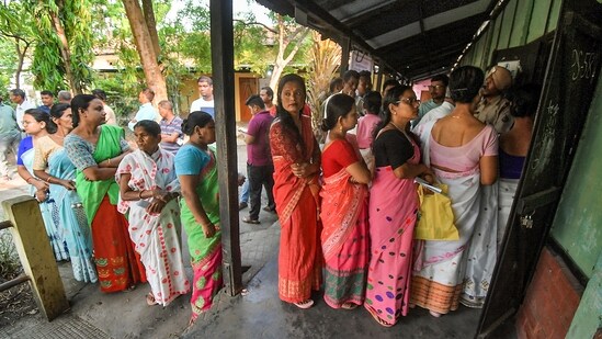 Prime Minister Narendra Modi and Union Home Minister Amit Shah both took to social media platforms to encourage citizens to participate in record numbers.(PTI)