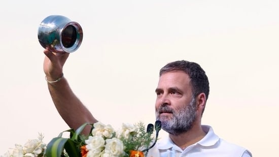 Congress leader Rahul Gandhi on Friday took potshots at Prime Minister Narendra Modi over his attack on the grand old party.