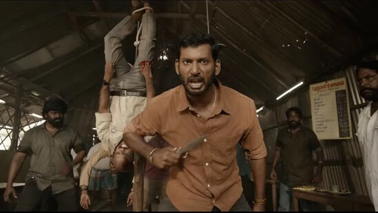 Rathnam trailer: Vishal stars as an MLA's henchman in the movie.