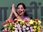 Sunita Kejriwal, a retired IRS officer, is stepping into a more prominent position within the party to bolster AAP's campaigning efforts. (ANI)