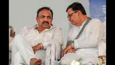 According to Congress, Shiv Sena (UBT) announced the candidature of Chandrahar Patil without taking them into confidence. (HT PHOTO)