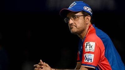 Delhi Capitals's mentor Sourav Ganguly reacts during the Indian Premier League (IPL) Twenty20 cricket match (AFP) Delhi Capitals's mentor Sourav Ganguly reacts during the Indian Premier League (IPL) Twenty20 cricket match (AFP)