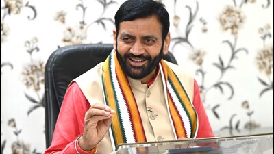 Congress MLA from Assandh, Shamsher Singh Gogi on Saturday wrote to Karnal district magistrate-cum-returning officer, alleging violation of the Model Code of Conduct by Haryana chief minister Nayab Saini during his Karnal visit. (HT File)