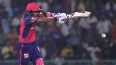Rajasthan Royals' Dhruv Jurel also smashed 52 runs* to return to form as he supported his skipper Samson in the run chase. He scored 5 fours and 2 sixes. (AP)