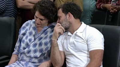 CEC wants Rahul Gandhi to contest from Amethi and Priyanka Gandhi Vadra from Raebareli. (ANI) CEC wants Rahul Gandhi to contest from Amethi and Priyanka Gandhi Vadra from Raebareli. (ANI)