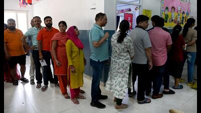 The objective of establishing the Voter Park was also to motivate eligible people to vote in the Lok Sabha election. “A ‘Selfie Point’ has also been set up in the park, where people can click selfies displaying the indelible ink mark on their finger after casting their vote. (Representational Image) The objective of establishing the Voter Park was also to motivate eligible people to vote in the Lok Sabha election. “A ‘Selfie Point’ has also been set up in the park, where people can click selfies displaying the indelible ink mark on their finger after casting their vote. (Representational Image)