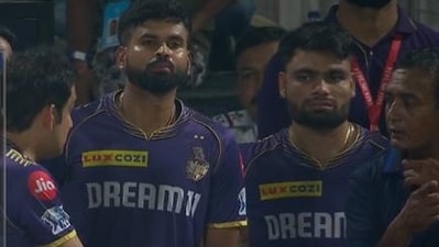 Gautam Gambhir fiercely argues with fourth umpire during KKR vs PBKS Gautam Gambhir fiercely argues with fourth umpire during KKR vs PBKS
