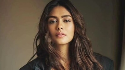 Mrunal Thakur talked about not being comfortable doing intimate scenes. (Instagram) Mrunal Thakur talked about not being comfortable doing intimate scenes. (Instagram)