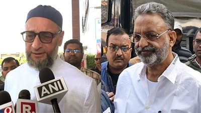 Asaduddin Owaisi and Mukhtar Ansari (File) Asaduddin Owaisi and Mukhtar Ansari (File)